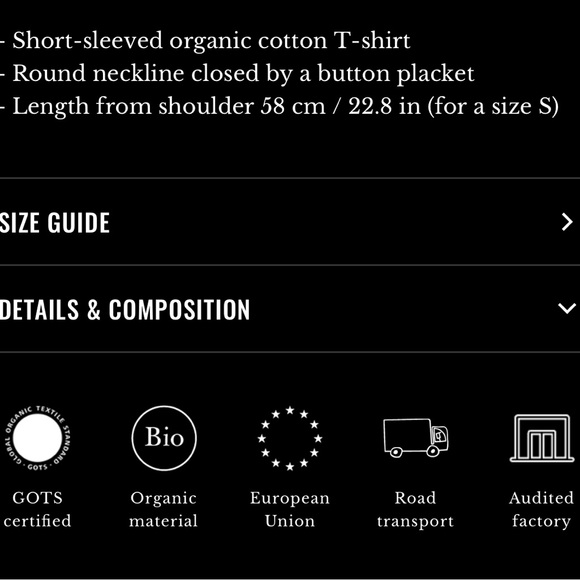 Black Button-Up Women's Top - Picture 3 of 3